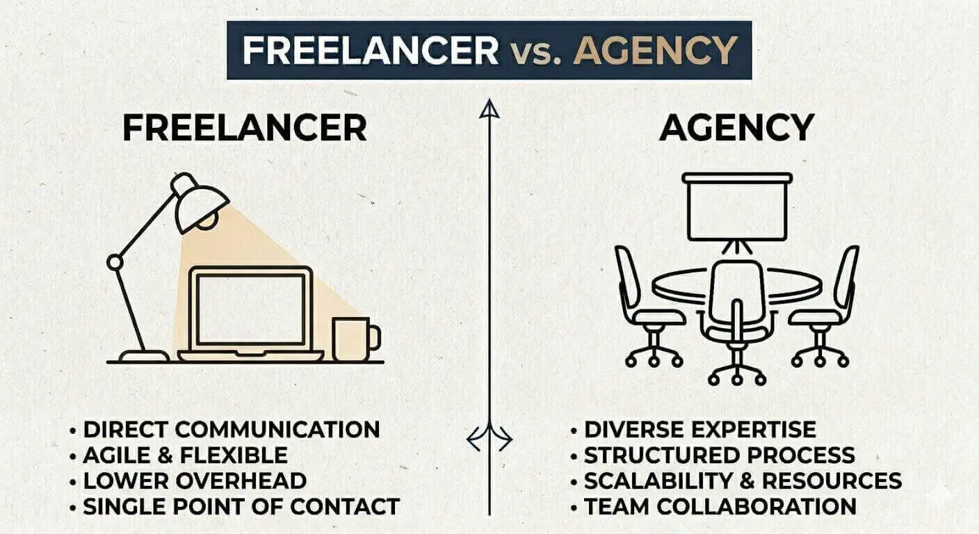 Freelancer vs. Agency Hire Social Media Manager